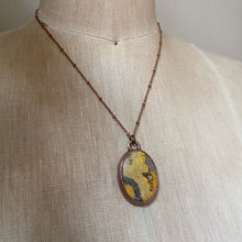 Load image into Gallery viewer, Bumblebee Jasper Oval Necklace #1