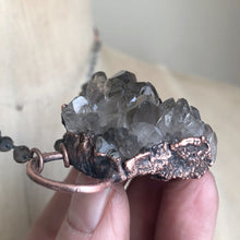 Load image into Gallery viewer, Smoky Quartz Cluster Necklace #3 - Ready to Ship