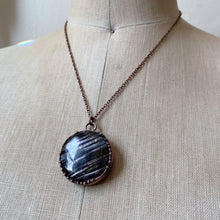 Load image into Gallery viewer, Hypersthene Black Moon Lilith Necklace #2 - Ready to Ship