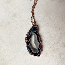 Load image into Gallery viewer, Geode Slice Portal Necklace #1