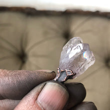 Load image into Gallery viewer, Raw Pale Amethyst Triple Point Necklace - Ready to Ship