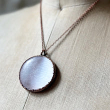 Load image into Gallery viewer, Selenite Pink Moon Necklace #2 - Ready to Ship
