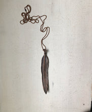Load image into Gallery viewer, Electroformed Feather Necklace #2 (Satya Collection)