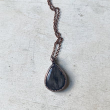 Load image into Gallery viewer, Silver Sheen Obsidian Necklace #2