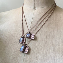 Load image into Gallery viewer, Live By the Moon Necklace with Rainbow Moonstone - Ready to Ship

