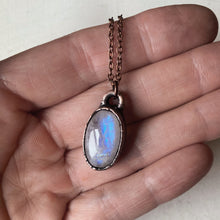 Load image into Gallery viewer, Rainbow Moonstone Necklace #1 - Ready to Ship