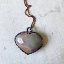 Load image into Gallery viewer, Polychrome Jasper Heart Necklace #4