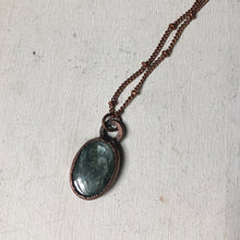 Load image into Gallery viewer, Polished Green Kyanite Necklace #2 - Ready to Ship
