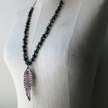 Load image into Gallery viewer, Electroformed Fern Necklace #1
