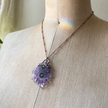 Load image into Gallery viewer, Amethyst Stalactite Slice Necklace #4 - Ready to Ship