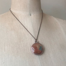 Load image into Gallery viewer, Polychrome Jasper Moon Necklace #11