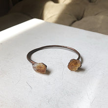 Load image into Gallery viewer, Raw Citrine Cuff Bracelet (Icarus Soaring Collection)