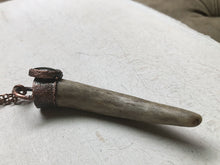 Load image into Gallery viewer, Labradorite & Naturally Shed Deer Antler Tip Necklace #3