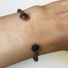 Load image into Gallery viewer, Raw Garnet Chakra Cuff Bracelet - Made to Order