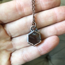 Load image into Gallery viewer, Sunstone Hexagon Necklace #1 - Ready to Ship