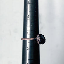 Load image into Gallery viewer, Black Tourmaline Stacking Ring # 1 (Size 7.25)