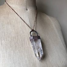 Load image into Gallery viewer, Clear Quartz Polished Point Necklace - Ready to Ship