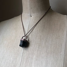 Load image into Gallery viewer, Raw Black Tourmaline Necklace - Made to Order