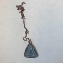 Load image into Gallery viewer, Chalcedony Triangle Necklace - Ready to Ship