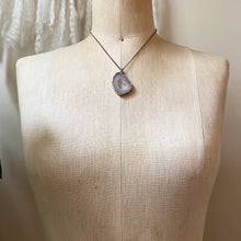 Load image into Gallery viewer, Geode Slice Portal Necklace #2