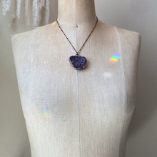 Load image into Gallery viewer, Amethyst Druzy "Shine" Necklace #5 - Ready to Ship