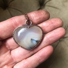 Load image into Gallery viewer, Botswana Agate Heart Necklace #3