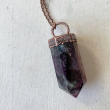 Load image into Gallery viewer, Fluorite Polished Point Necklace #6 - Ready to Ship