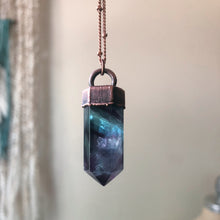 Load image into Gallery viewer, Fluorite Polished Point Necklace #2 - Ready to Ship
