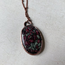 Load image into Gallery viewer, Eudialyte Oval Necklace #1 - Ready to Ship
