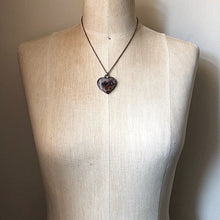 Load image into Gallery viewer, Moss Agate Heart Necklace