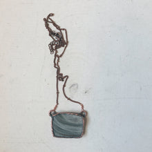 Load image into Gallery viewer, Chalcedony Rectangle Necklace - Ready to Ship