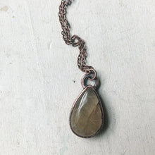 Load image into Gallery viewer, Rutile Quartz Teardrop Necklace #1 - Ready to Ship