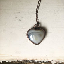 Load image into Gallery viewer, Botswana Agate Heart Necklace #5