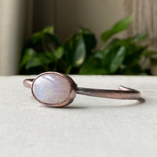 Load image into Gallery viewer, Rainbow Moonstone Cuff Bracelet #5- Ready to Ship