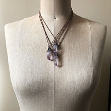 Load image into Gallery viewer, Vera Cruz Amethyst Point Necklace - Snow Moon Collection
