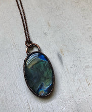 Load image into Gallery viewer, Labradorite Oval Necklace - Ready to Ship