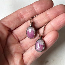 Load image into Gallery viewer, Pink Sapphire Necklace - Ready to Ship