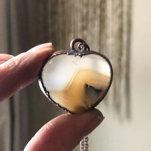 Load image into Gallery viewer, Botswana Agate Heart Necklace #3