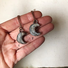Load image into Gallery viewer, Chalcedony Crescent Moon Necklace - Ready to Ship