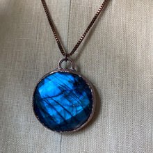 Load image into Gallery viewer, Labradorite Blue Moon Necklace #2