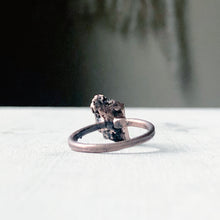Load image into Gallery viewer, Black Tourmaline Stacking Ring #3 (Size 8.25)