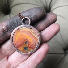 Load image into Gallery viewer, Polychrome Jasper Moon Necklace #4