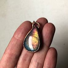 Load image into Gallery viewer, Medium Labradorite Teardrop Necklace - Ready to Ship