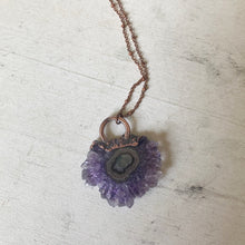 Load image into Gallery viewer, Amethyst Stalactite Slice Necklace #3 - Ready to Ship
