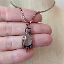 Load image into Gallery viewer, Rutile Quartz & Sunstone Necklace #1 - Ready to Ship