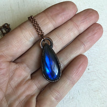 Load image into Gallery viewer, Blue Labradorite Teardrop Necklace - Ready to Ship