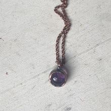 Load image into Gallery viewer, Amethyst Mini Moon Necklace #1 - Ready to Ship