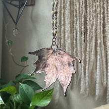 Load image into Gallery viewer, Electroformed Maple Leaf Necklace (Large) - Ready to Ship