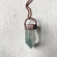Load image into Gallery viewer, Fluorite Polished Point Necklace #2 - Ready to Ship