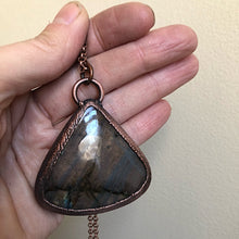 Load image into Gallery viewer, Large Labradorite Necklace